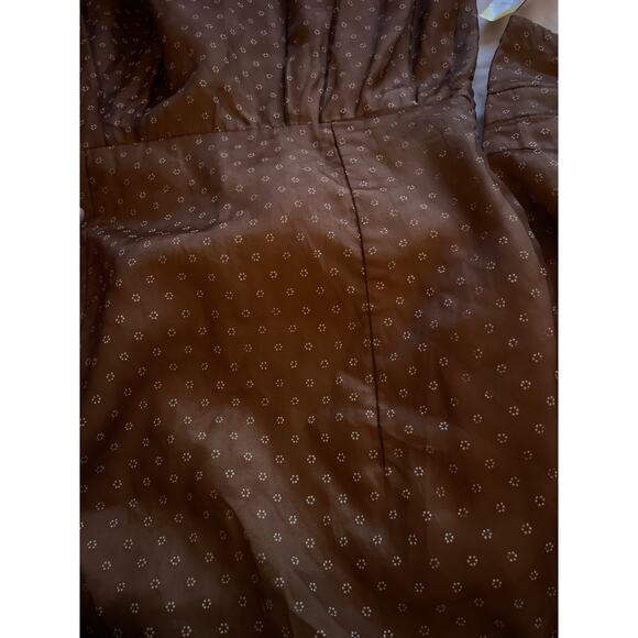 STUNNING VINTAGE 1940s 50s Floral Lined Chiffon Dress - Picture 5 of 6